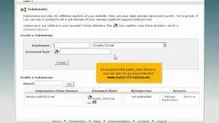 How To Create A Subdomain In cPanel