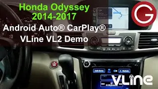Honda Odyssey 2014 2015 2016 2017 wireless CarPlay® Android Auto® VLine VL2 Navigation System HON3