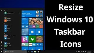 How to Make Taskbar Icons Bigger or Smaller