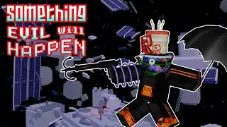 Goofing around with a grappling hook in Something Evil Will Happen