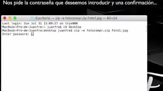 Mac crear archivo en zip con contraseña