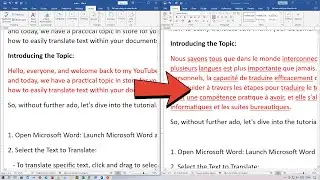 How to Translate Text in Microsoft Word Document