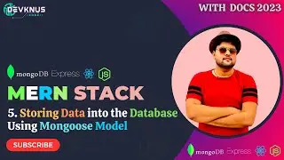 Storing Data into the Database Using Mongoose Model | Mern Stack Tutorial in Hindi 2023 #5
