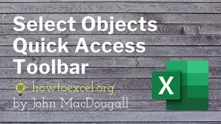 Select Objects Quick Access Toolbar Command