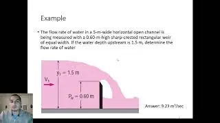 Fluid Mechanics in Arabic | 101 | Extra materials - Flow measurement in open channels - Weirs