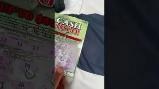 Cash to go! 1 ticket nice win for  $5. Nyc #lottery #lotto #scratchofftickets #winner