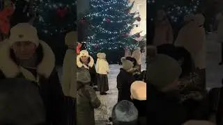 Открытие Рождественской деревни в Нарве