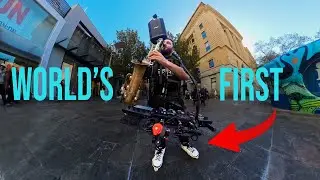 World's First Rollerblading Sax-Live-Loop-Player