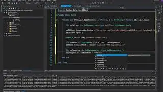 DB105 - VB.NET Reading from the database using SQL