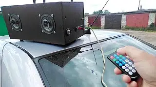 DIY Music in the garage from trash