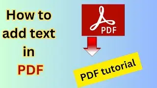 PDF tutorial. How to add text in PDF ?? 