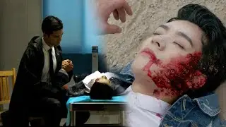 He was disfigured by a villain and his boyfriend saved him and beat the villain to the ground!