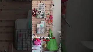 DIY Crafting Slat Wall Storage Solution