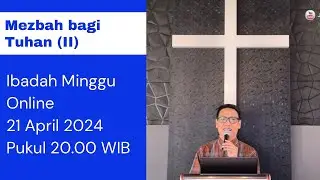 Ibadah Minggu Online 21 April 2024 Pukul 20.00 WIB #jeffrystjandra