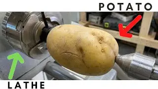 Can You Peel A Potato On A Lathe ?