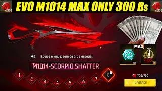 How To Max Scorpio Satter Evo M1014 in Low Diamond | Evo 1014 2.0 Max Level Upgrade Free Fire