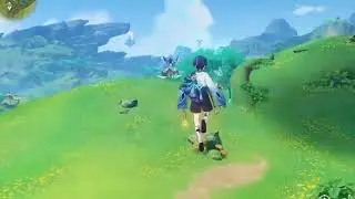 Scaramouch Flying skill leak! genshin impact gameplay!