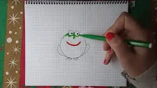 Как нарисовать легко лягушку