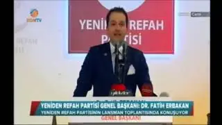 İşte Başlıyoruz Dr. Fatih ERBAKAN Yeniden Refah Partisi Lansman (16.12.2018)