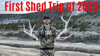 First SHED Hunting Trip of 2023 || 9 Sheds in 12.5 miles on the Trip