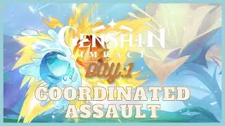 Genshin Impact Fabolous Fungus Frenzy coordinated assault day 1.