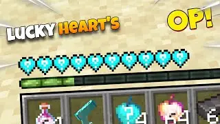 Minecraft, But There Are Diamond LUCKY Hearts.....