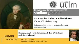 Hannah Arendt – und die Frage nach dem Weiterleben nach dem Holocaust