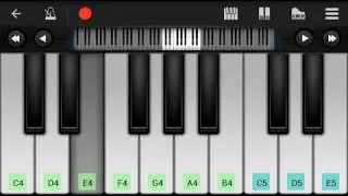 Deiva thirumagal theme piano with chord