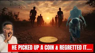 HE PICKED UP A GOLDEN COIN ON THE ROAD AND REGRETTED IT...#africanfolktales