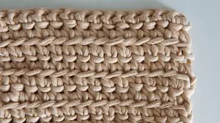 Crochet pattern in 5 minutes👌For beginners to crochet Thick textured crochet stitch. Step-by-Step