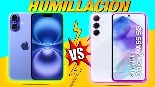 iPhone 16 vs Galaxy A55 ¿CUAL VALE LA PENA?