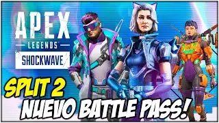 BATTLE PASS SPLIT 2: ¡Todo el nuevo contenido REVELADO! | Apex Legends SHOCKWAVE