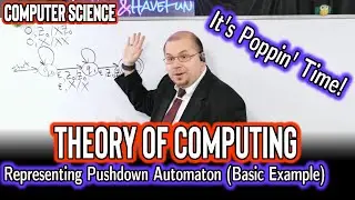 Representing Pushdown Automata (Basic Example) [Theory of Computing]