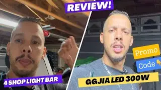 GGJIA led light linear High Bay 300W Review with Promo code Discount limited time !
