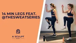 14 Minute LOW IMPACT LEGS WORKOUT // No Equipment | A Sculpt Body