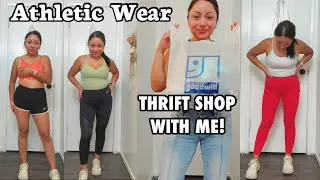 THRIFT WITH ME AT GOODWILL! Athletic Wear | Fitness #creator #thrifthaul #clothinghaul #fitness
