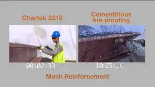 Chartek 2218 vs. Cementitious Passive Fire Protection