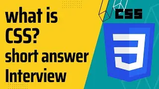 What is CSS? Short answer | css interview question
