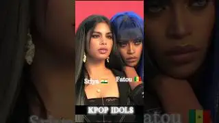 kpopidools Sriya Fatou 🇸🇳🇮🇳 #Kpop #blackswan#kpopgroup#sriya#Fatou#Sriyalenka#kpopidol#Shorts#edit