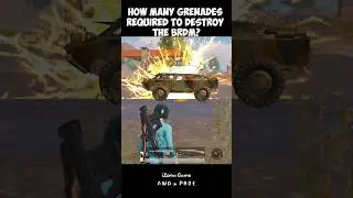 Grenades vs BRDM | #shorts #bgmi #pubgmobile