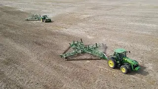KELLY Model 4012s preparing a soybean seedbed for 