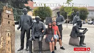 Ne-am urcat in Turnul lui Ștefan din Baia Mare, cel mai mare oraș din Maramureș