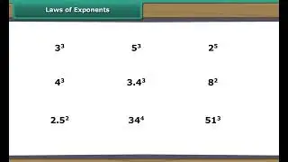 maths class 7 english medium ll Law of exponent #sarojininaidu