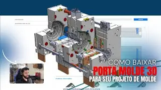COMO BAIXAR UM PORTA MOLDE PRONTO PRO SEU PROJETO DE MOLDE TERMOPLÁSTICO