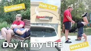 VLOG: deep cleaning the bus, getting a haircut, and some friendly competition with Marissa lol