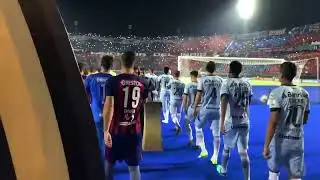 recibimiento de CERRO porteño en la nueva olla por copa LIBERTADORES
