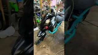 Stels vortex кастом прямиком из адского пекла!#скутер #кастомайзинг