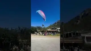 Paragliders CRASH Landing In Fethiye Turkey  #paraglider #fethiye #adrenalinerush