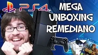 PLAYSTATION 4 e JOGOS! - MEGA UNBOXING REMEDIANO