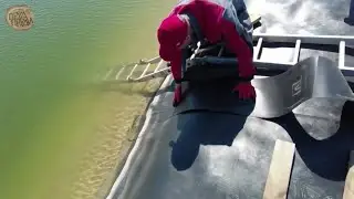 Ремонт пленки ПНД в пруду своими руками | ПРУД ПРУДИ